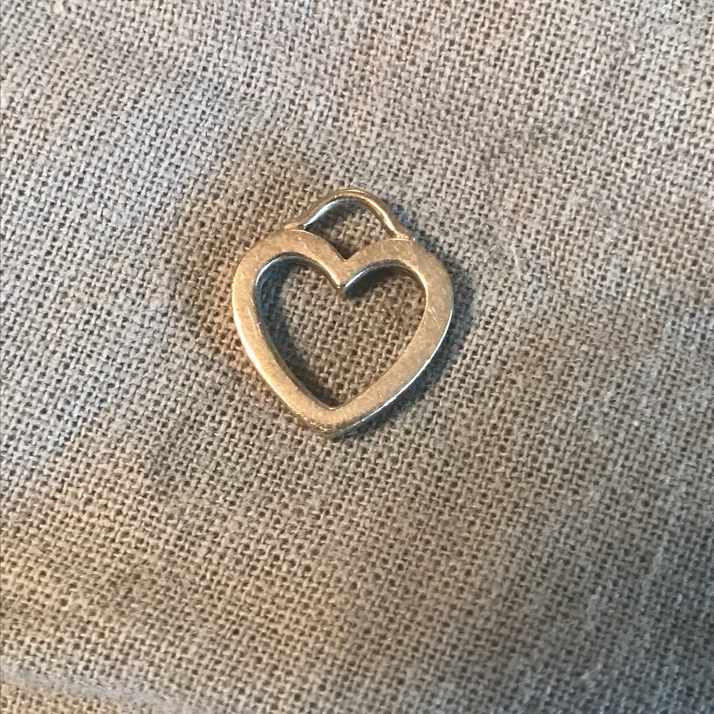 Authentic Tiffany & Co small heart charm